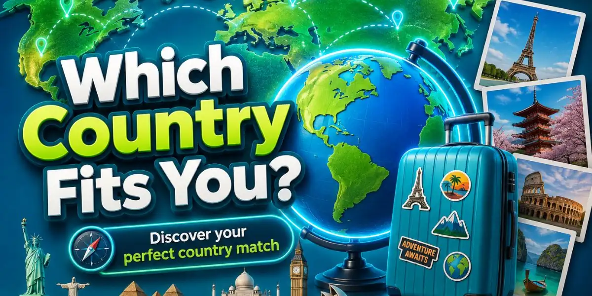 Which Country Fits You? game card artwork