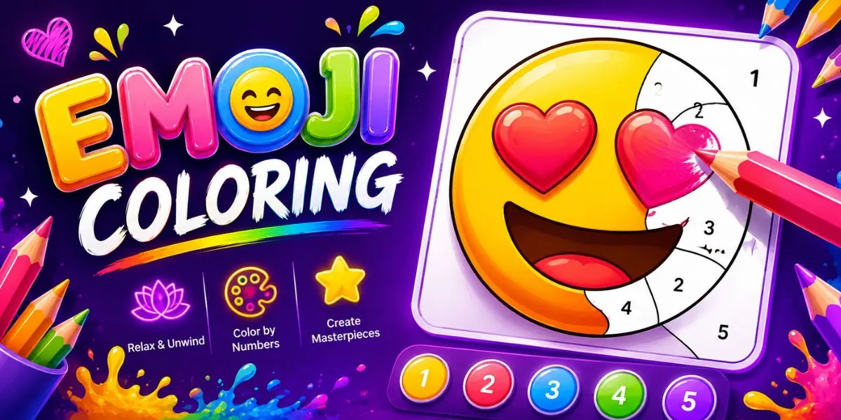 Emoji Coloring game card artwork