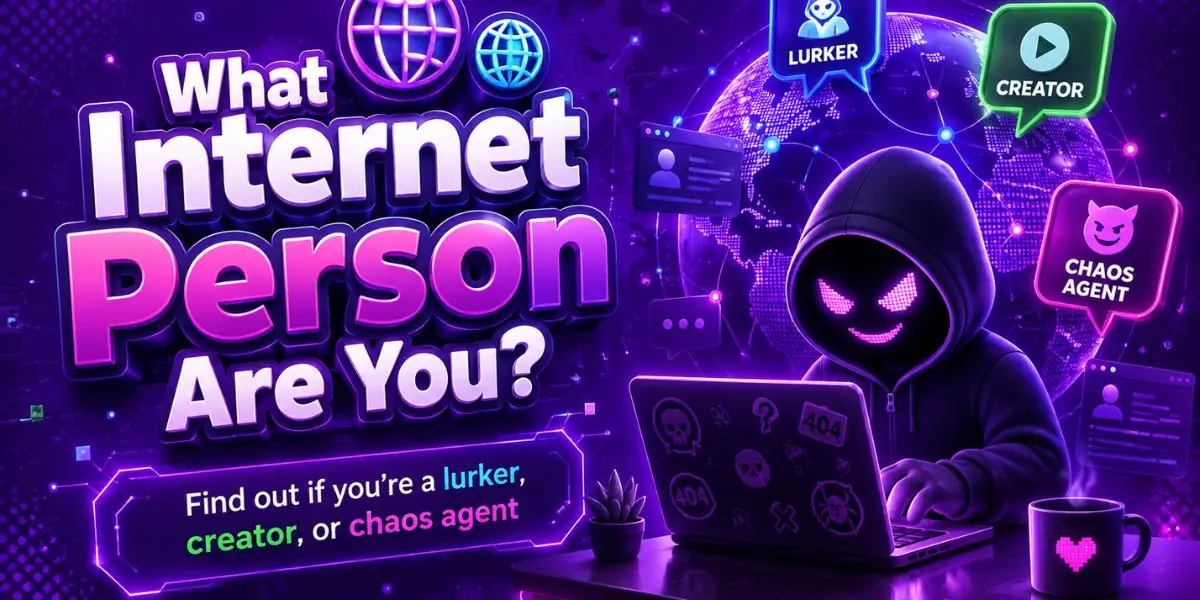 What Internet Person Are You? game card artwork