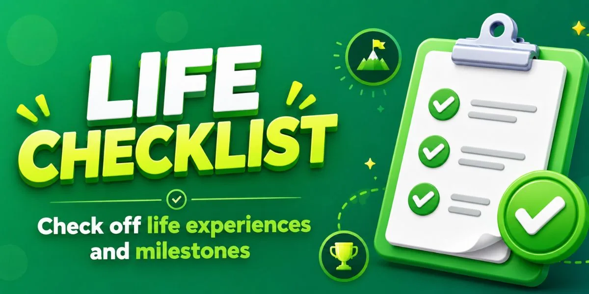 Life Checklist game card artwork