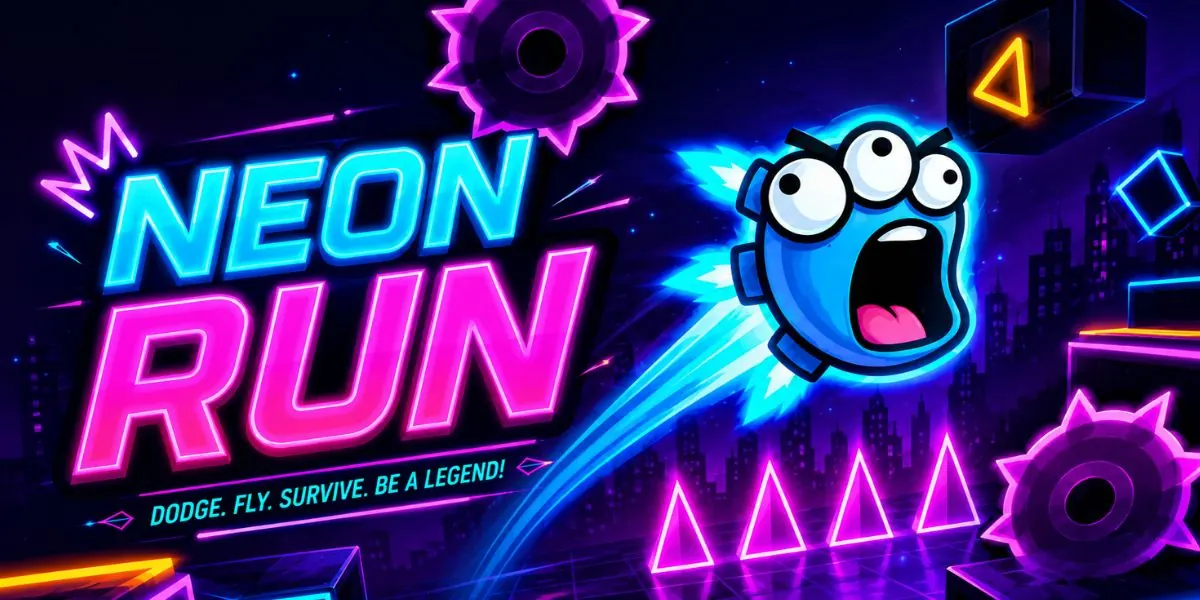 Neon Run game card artwork