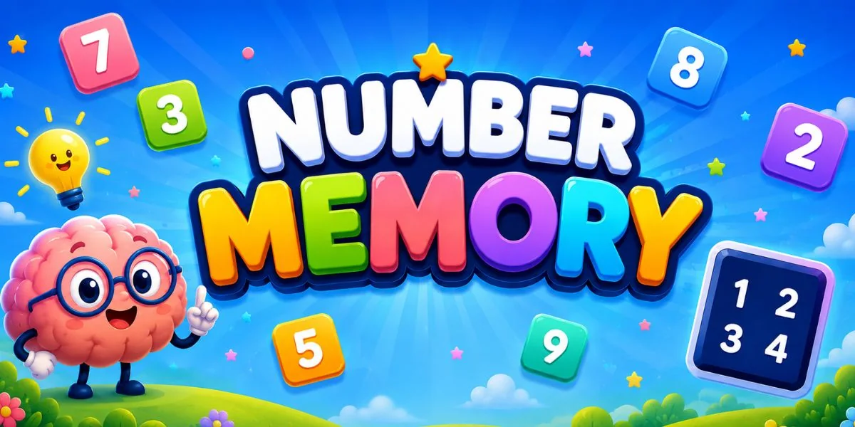 Number Memory game card artwork