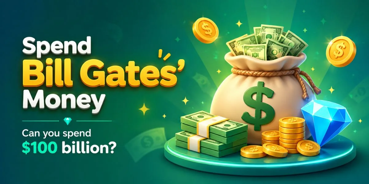 Spend Bill Gates' Money game card artwork