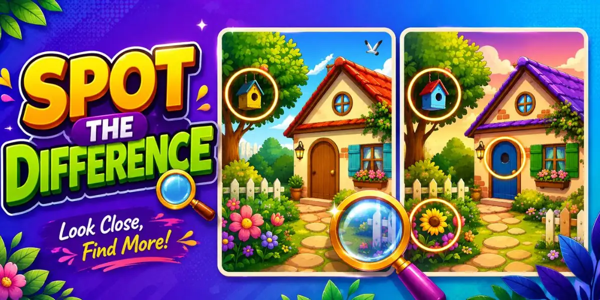 Spot the Difference game card artwork