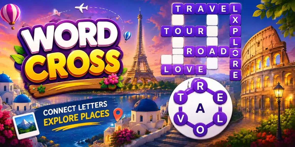 Word Cross game card artwork